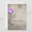 Search for rose bud invitations Vintage