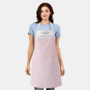 Search for pink gingham aprons Rustic