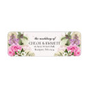 Search for pink purple floral return address labels Tropical