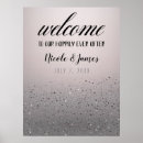Search for silver welcome wedding signs Sparkle