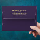 Search for purple and gold envelopes Elegant