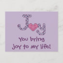 Search for joys postcards Blue