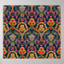Search for blue floral pattern posters Vintage