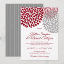 Search for burgundy and grey invitations Floral