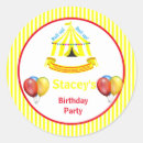 Search for yellow birthday stickers Big top