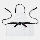 Search for martial arts aprons Black belt