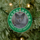 Search for paws christmas tree decorations Cats