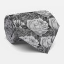 Search for black white grey ties Roses