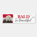 Search for bald bumper stickers Eagle
