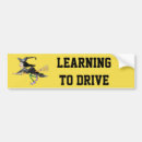 Search for learning to drive bumper stickers Driving