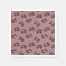 Search for vintage truck napkins Red