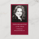 Search for actor business cards Theatre
