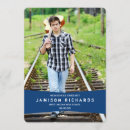 Search for royal blue graduation invitations High school