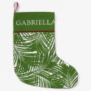 Search for palm tree christmas stockings Green