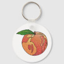 Search for peach fruit key rings Food