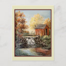 Search for fall scene vertical postcards Vintage