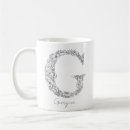 Search for alphabet letter g mugs Botanical
