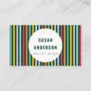 Search for bright business cards Colorful