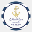 Search for anchor bridal shower stickers Navy