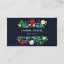 Search for folk business cards Floral