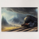 Search for steam locomotives puzzles Vintage