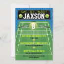 Search for tennis court invitations Children