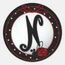 Search for n initials labels Black