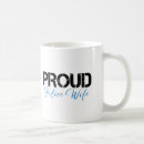 Search for proud wife mugs Blue