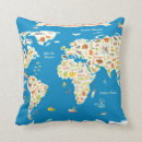 Search for world map cushions Zoo