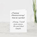 Search for funny husband anniversary cards Couple