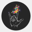 Search for i love you sign language stickers Hand