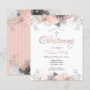 Search for blush pink christening invitations Baptism
