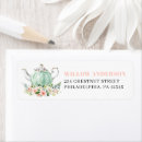 Search for tea pot return address labels For her