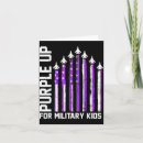 Search for military kid cards Purple up