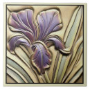 Search for art nouveau purple tiles Flowers