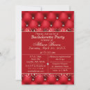 Search for red leather invitations Elegant