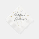 Search for black and silver napkins Cocktail