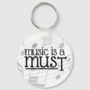 Search for music note key rings Song