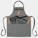 Search for bbq flames aprons Grill master