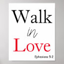 Search for walk in love posters Bible