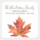 Search for fall return address labels Foliage