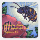 Search for bee and flowers stickers Beekeeper