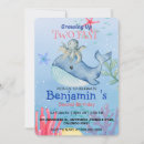 Search for octopus birthday invitations Whale