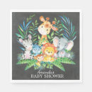 Search for safari baby shower napkins Elephant