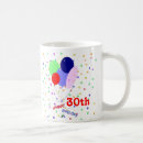 Search for happy 30th birthday mugs Celebration