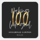 Search for 100 birthday stickers Modern