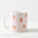 Search for cute fruit mugs Peach