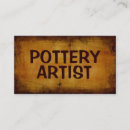 Search for pottery business cards Antique