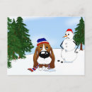 Search for bassets postcards Xmas