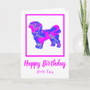 Search for shih tzu birthday cards Funny